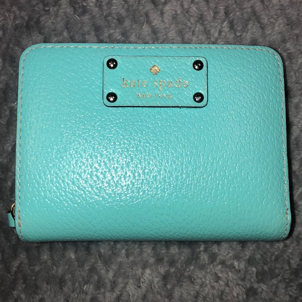 Kate Spade Teal Purse & Wallet - Picture 2 of 4